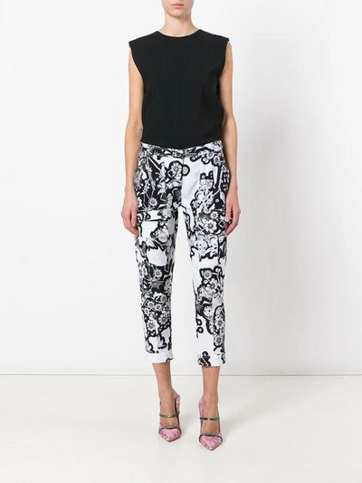 Shop Carven Patterned Trousers