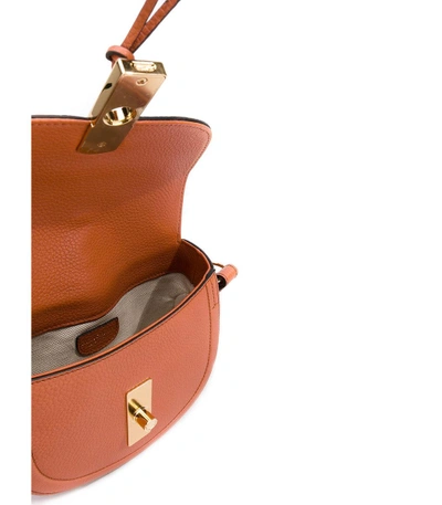Shop Altuzarra Brown 'ghianda' Mini Saddle Bag