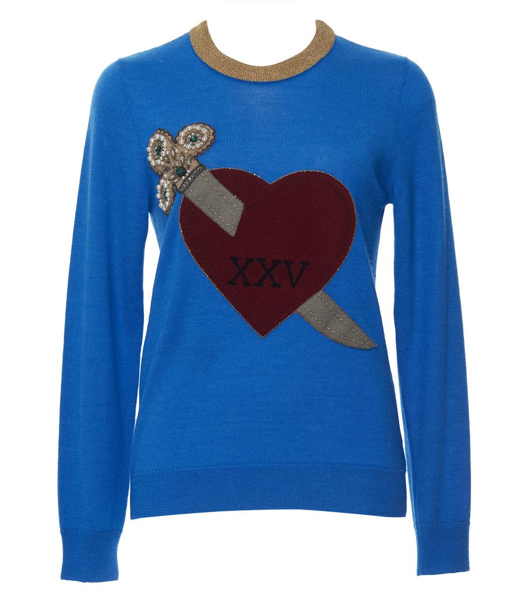 gucci heart sweater