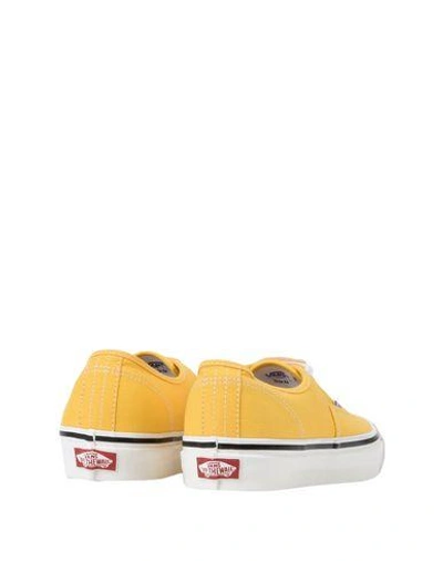 Shop Vans Sneakers In Yellow