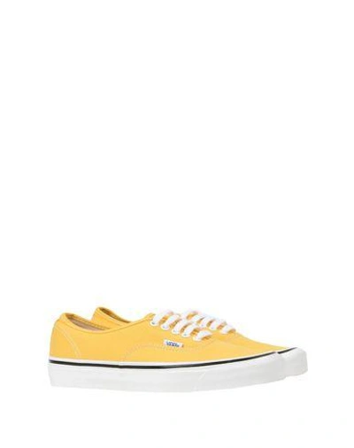 Shop Vans Sneakers In Yellow