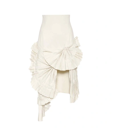 Shop Jacquemus Asymmetric Skirt In Leige