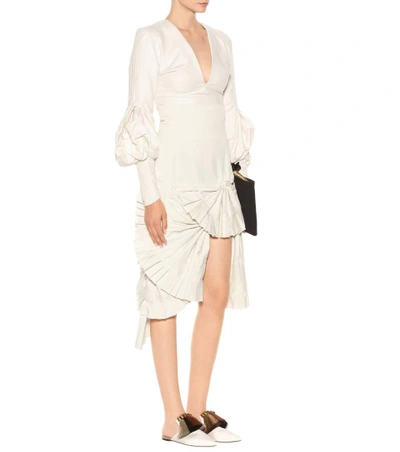 Shop Jacquemus Asymmetric Skirt In Leige