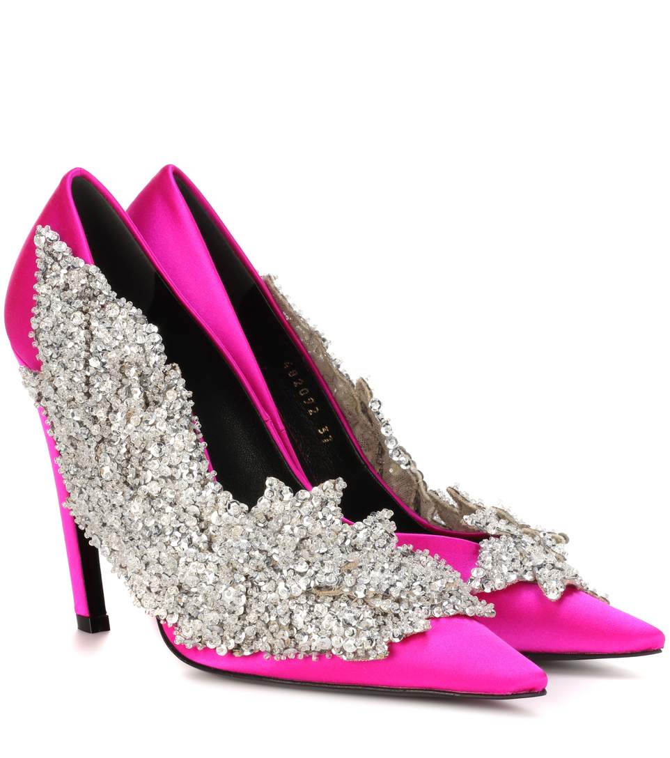 balenciaga talon slash pumps