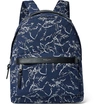 MICHAEL KORS Leather-Trimmed Printed CORDURA Backpack