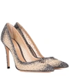 GIANVITO ROSSI Rania crystal-embellished pumps,P00266467