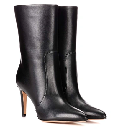 Gianvito Rossi Exclusive To Mytheresa.com - Dana Leather Ankle Boots In Black