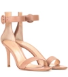 GIANVITO ROSSI PORTOFINO 85 LEATHER SANDALS,P00266789