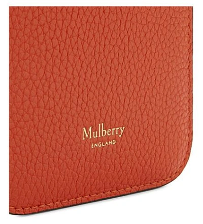 Shop Mulberry Grained Leather Iphone Cover 6/6s In Black