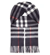 BURBERRY Giant Check cashmere scarf