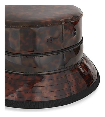 Shop Givenchy Tortoiseshell Print Bucket Hat In Multi Coloured