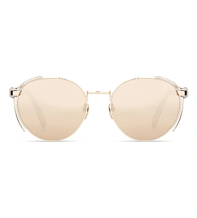 Linda Farrow Lfl300 Round-frame Sunglasses In Rose Gold