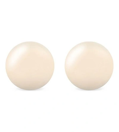 Shop Jw Anderson Sphere Stud Earrings In Yellow Gold