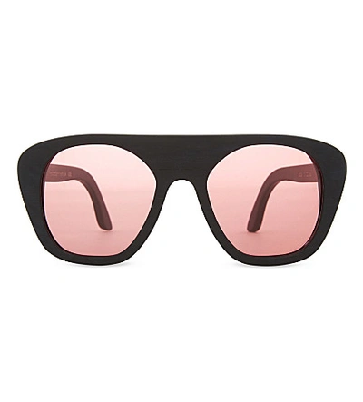 Marques' Almeida Mas122 Square-frame Sunglasses In Pink