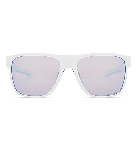 Oakley Crossrange Xl Prizm Snow Square-frame Sunglasses In Polished White |  ModeSens