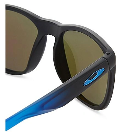 Shop Oakley Trillbe X Prizm Polarised Square-frame Sunglasses In Matte Black