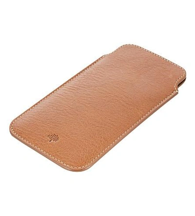 Shop Mulberry Leather Iphone6 Cover In Oak