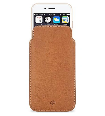 Shop Mulberry Leather Iphone6 Cover In Oak