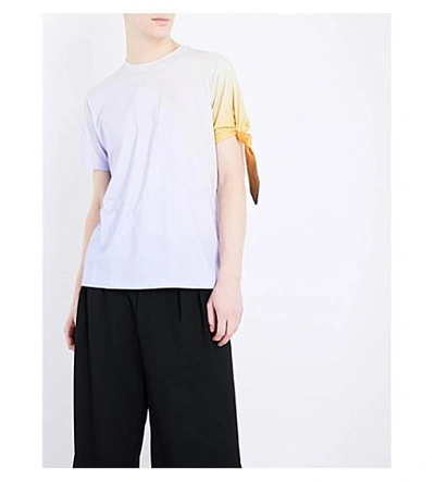Shop Jw Anderson Cotton-jersey T-shirt In Parma
