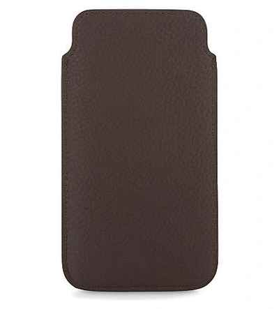 Shop Mulberry Grained Leather Iphone Cover 6/6s In Oxblood