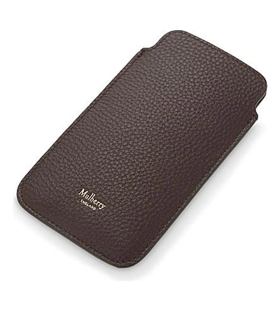 Shop Mulberry Grained Leather Iphone Cover 6/6s In Oxblood