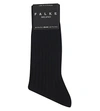 Falke Mens Dark Navy Airport Knitted Socks In Anthracite