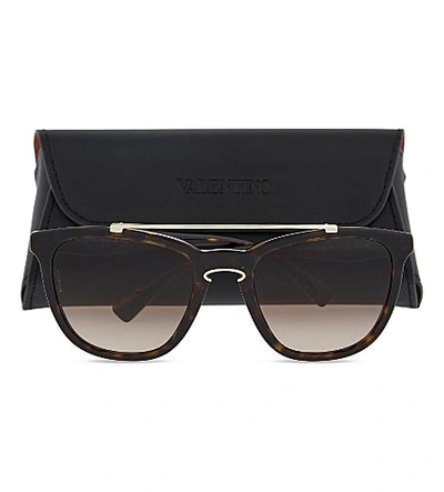 Shop Valentino Va4002 Square-frame Sunglasses