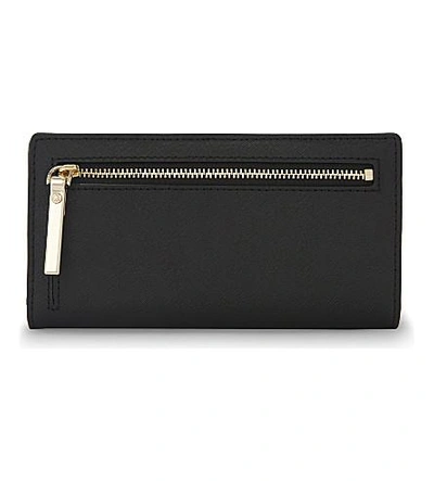 Shop Kate Spade Cameron Street Stacy Leather Wallet In Black