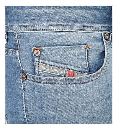 Shop Diesel Sleenker 0852 Slim-fit Skinny Jeans In Denim