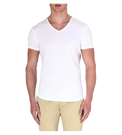Shop Orlebar Brown Ob-v T-shirt In White