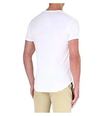Shop Orlebar Brown Ob-v T-shirt In White