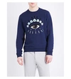 KENZO Evil eye-embroidered cotton-jersey sweatshirt