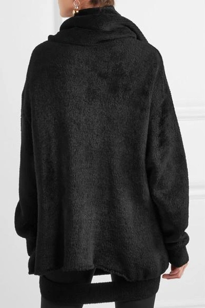 Shop Balenciaga Cutout Chenille Sweater