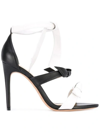 Shop Alexandre Birman Strapped Contrast Sandals - Black