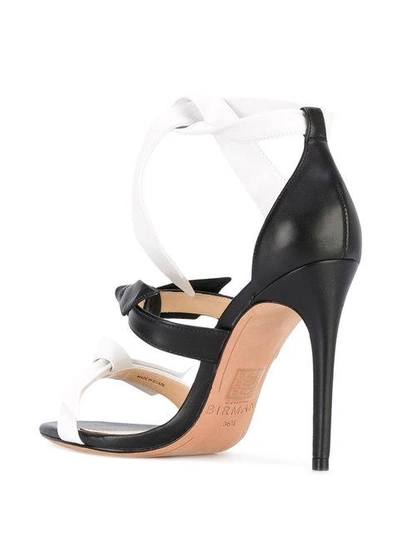 Shop Alexandre Birman Strapped Contrast Sandals - Black