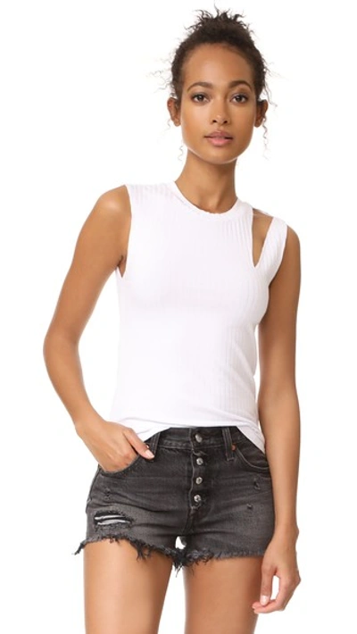 Lna Single Slice Tank In White