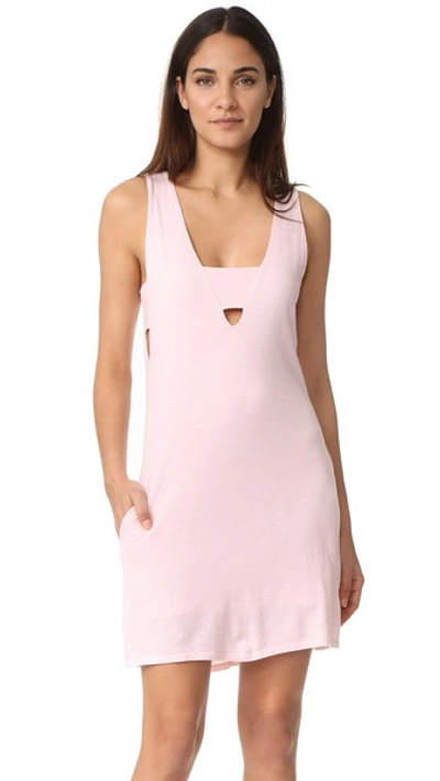 Feel The Piece Madison Dress In Peony Pink