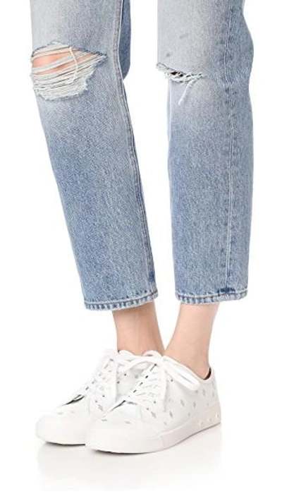 Shop Rag & Bone Standard Issue Lace Up Sneakers In White