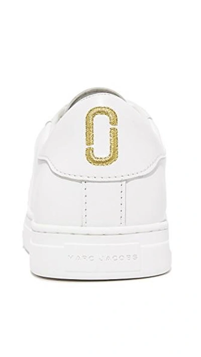 Shop Marc Jacobs Empire Low Top Sneakers In White