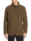 VINCE Hooded Army Coat