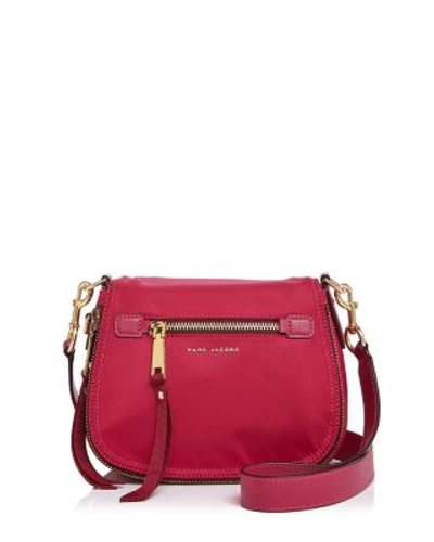 Marc Jacobs Trooper Nomad Small Nylon Saddle Bag In Hibiscus/gold