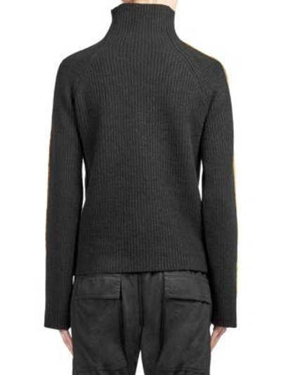 Shop Haider Ackermann Wool And Cashmere Turtleneck Sweater In Black