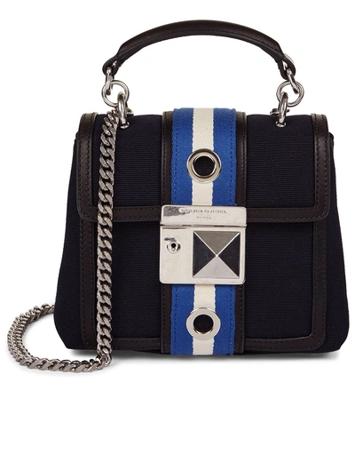 Sonia Rykiel Navy Bi-colour Strap Mini Bag