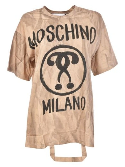 Shop Moschino Bag Handle T-shirt In 1081