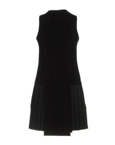 Shop Neil Barrett Short Dress In Black