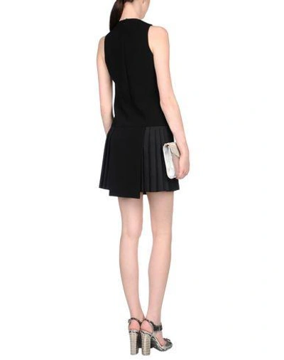 Shop Neil Barrett Short Dress In Black