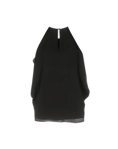 Shop Theory Silk Top In Black