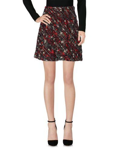 Shop Ainea Knee Length Skirt In Red