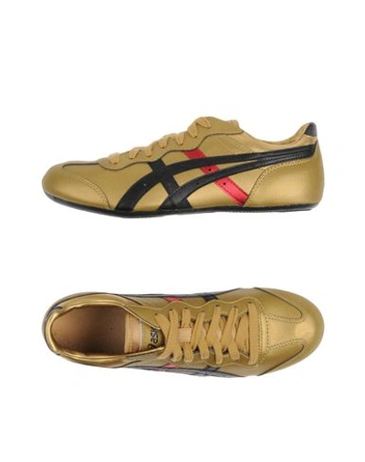 Asics Sneakers In Gold