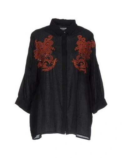 Essentiel Antwerp Solid Color Shirts & Blouses In Black